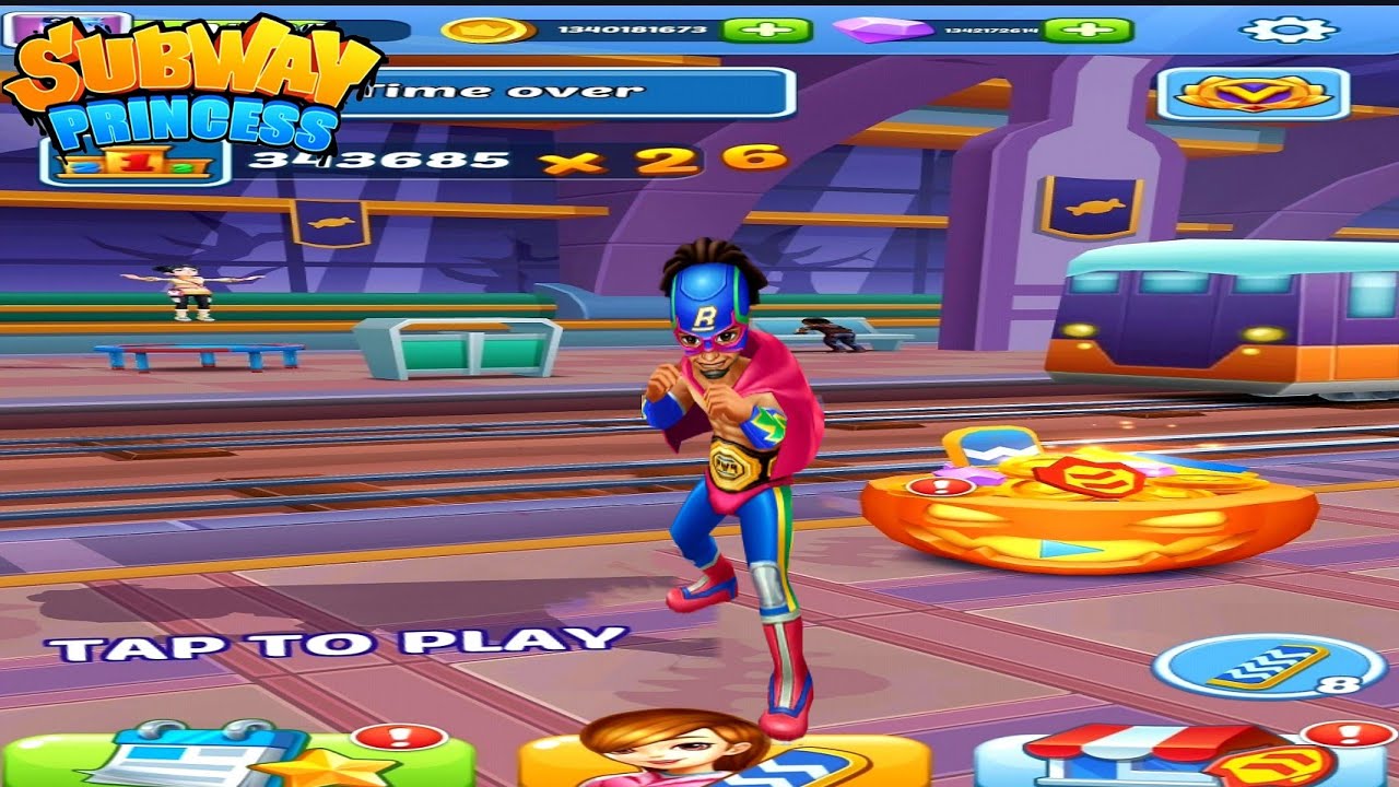 Subway Princess Runner Game - NEW CHARACTER UNLOCKED!!! 2022 NEW UPDATE ...