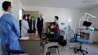 Mensaje en la entrega de la rehabilitación del Centro de Salud Santiago, en #Zumpango.