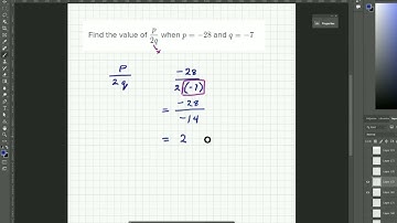 Algebra: Substitution of Negative Numbers