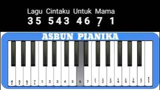 Not Angka Pianika Lagu 'CINTA UNTUK MAMA' Kenny.