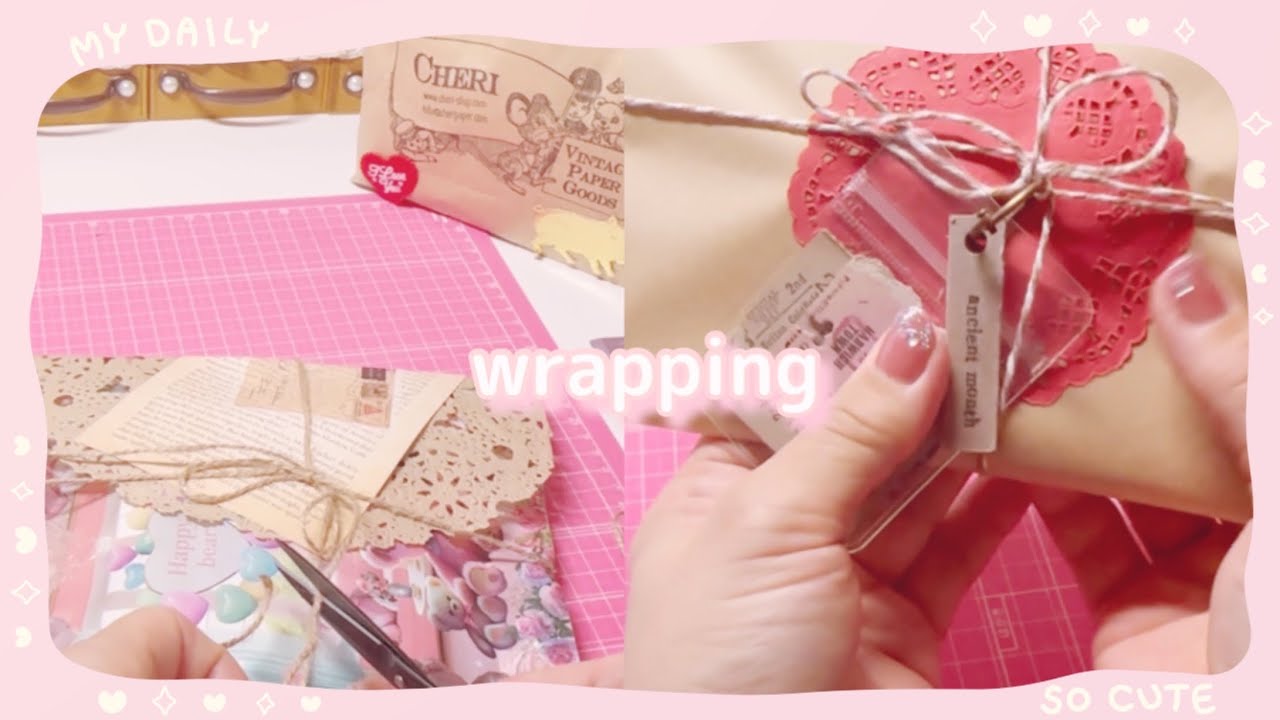 ［作った物！wrapping］いろいろな物を梱包！ラッピング♪