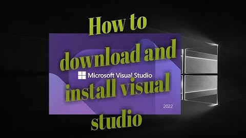 How to download and install visual studio 2022 in tamil