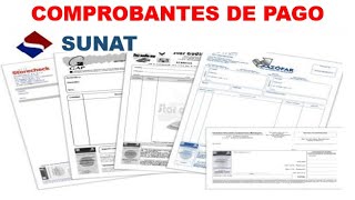 Comprobantes de pago - Conceptos