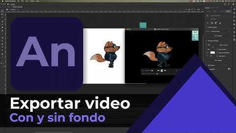 📤🎬 Exportar video en Animate, con fondo y sin fondo