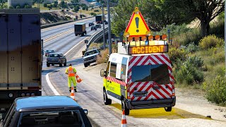 Gta 5 Grosse Patrouille Sur Lautoroute Avec La Sanef