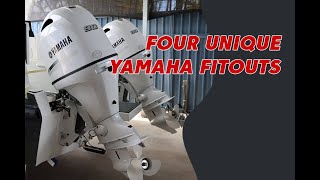 Four Ultimate Yamaha Outboards on Four Unique Boats!
