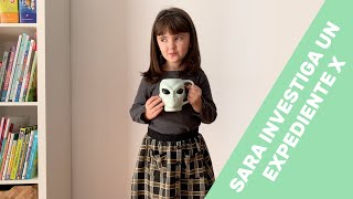 Sara investiga un Expediente X + Cómo hacer una máscara de extraterrestre | La niña booktuber screenshot 5
