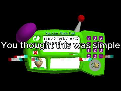basically disaster - Baldi's basic AI song