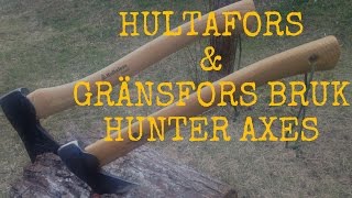 Gränsfors Bruk & Hultafors HUNTING AXE-HEAD to HEAD COMPARISON