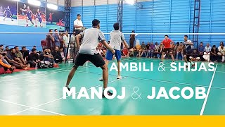 Brilliant Badminton Skills from MANOJ JACOB  AMBILY SHIJAS