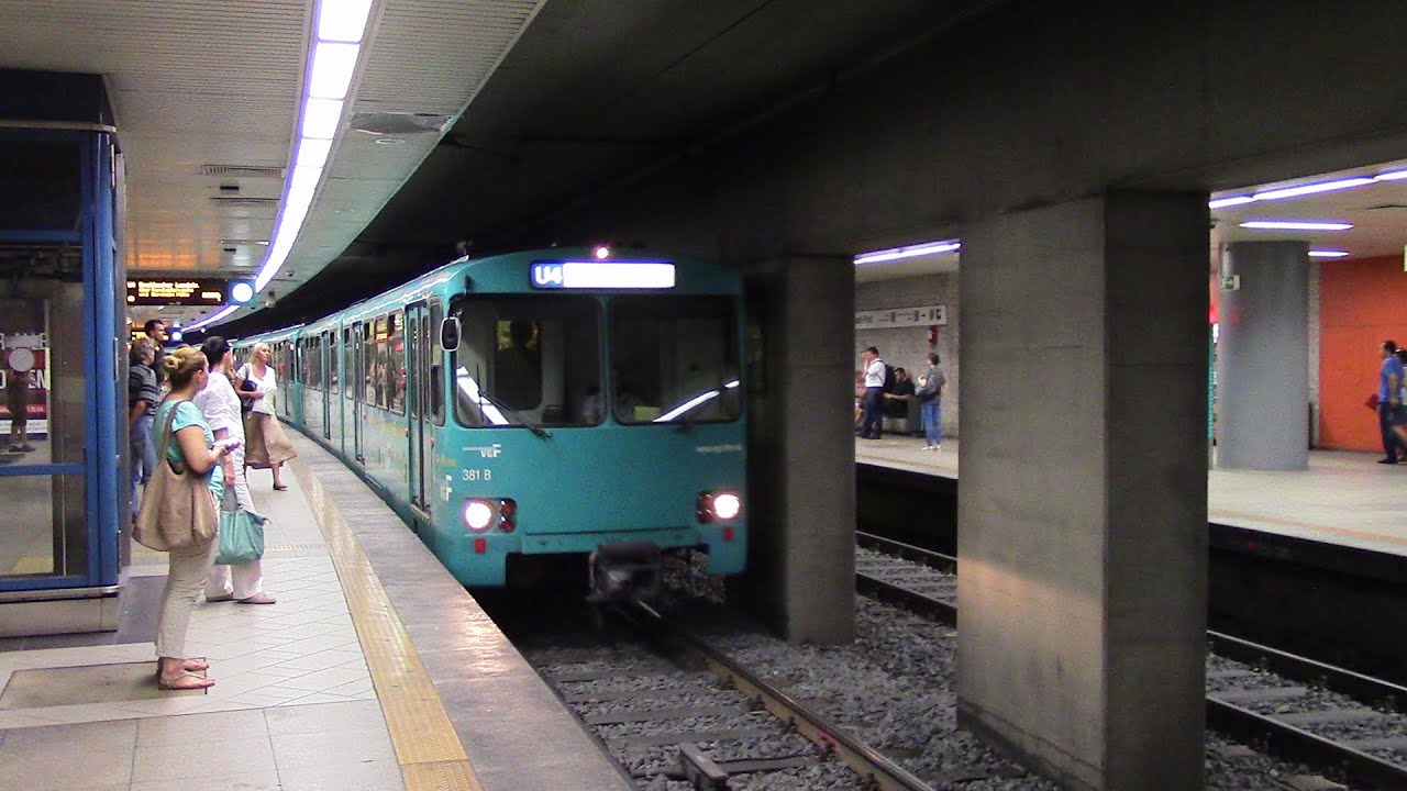 U-Bahnverkehr in Frankfurt (Teil 1), mit der linie U4