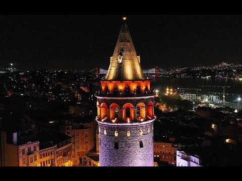 Galata Kulesi ve Gece