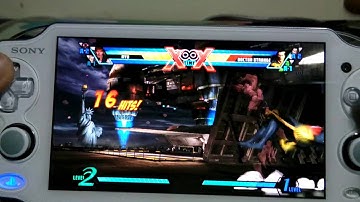 Umvc3 (psvita) Ryu combo assist wesker-sentinel
