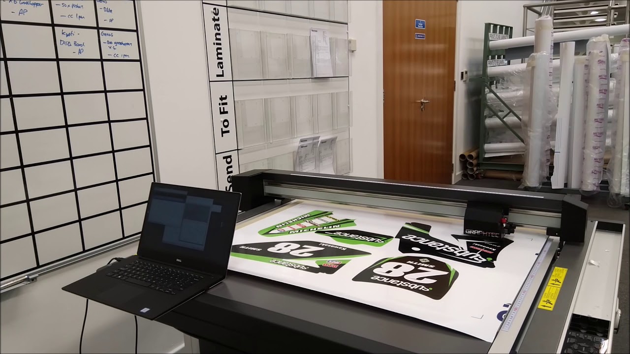 Signmaster Systems - OKI E-64s & Graphtec FCX2000 - YouTube