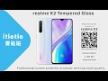 realme X2 tempered  glass screen protector installation video