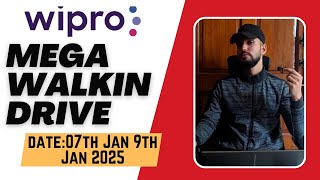 Wipro Non-Voice Mega Walkin Drive 2025