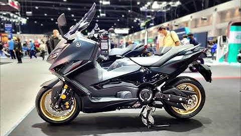 The new 2023 Yamaha TMAX Tech MAX sport scooter