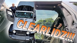 CLEARLIDZ // Installation + Troubleshoot + First Drive // Jeep Wrangler JK