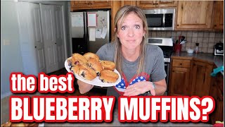 COOK WITH ME | TESTING BLUEBERRY MUFFIN RECIPES | INA GARTEN, JORDAN MARSH | VLOGUST #12