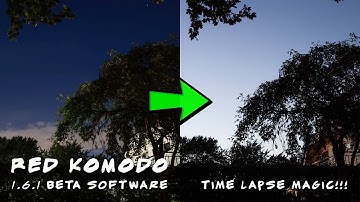 TIME LAPSE on KOMODO! 1.6.1 beta software: Menu, setup and settings explained