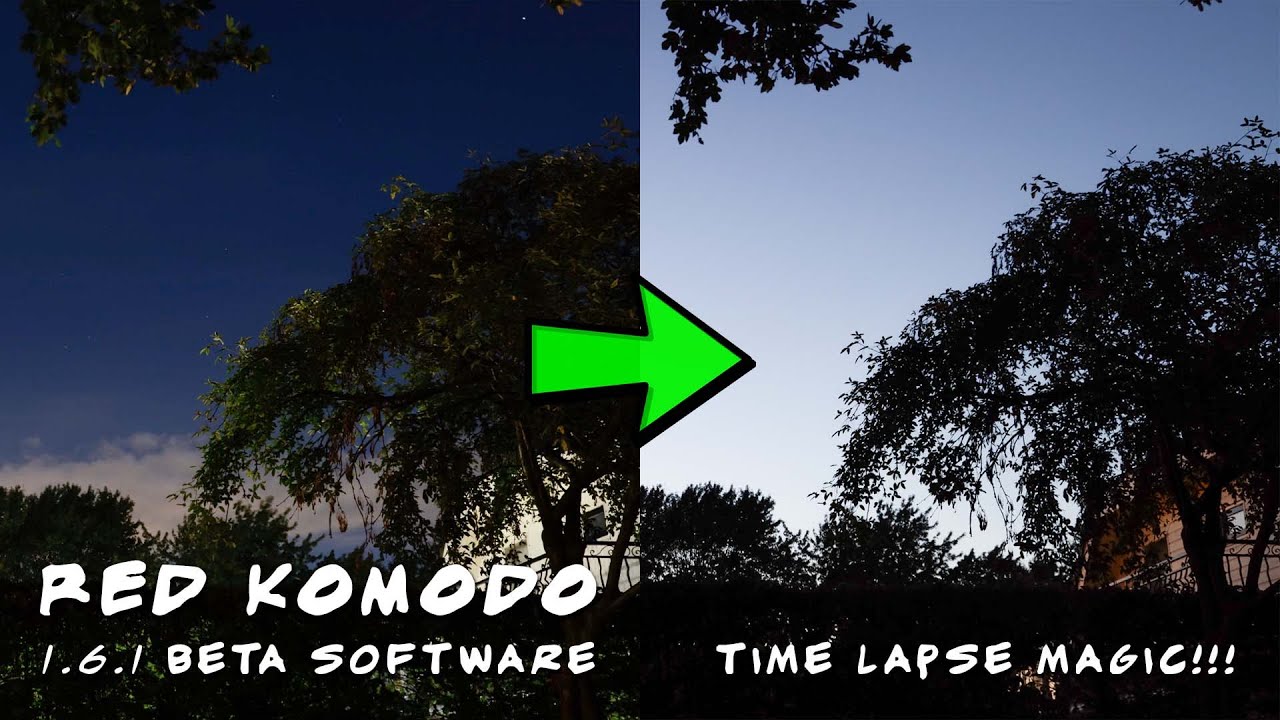 TIME LAPSE on KOMODO! 1.6.1 beta software: Menu, setup and settings explained