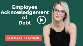 Acknowledgement of Debt by an Employee