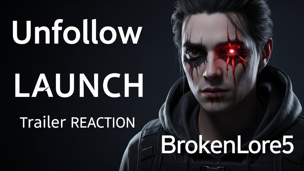 BrokenLore: Unfollow LAUNCH Trailer REACTION 😱 | Psychological Horror on PS5?!