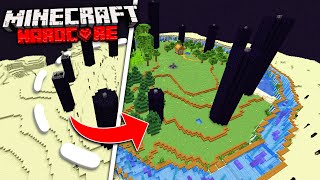 I Transformed The End Into The Overworld In Minecraft Hardcore