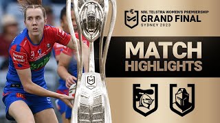 Newcastle Knights v Gold Coast Titans | Match Highlights | NRLW Grand Final | 2023