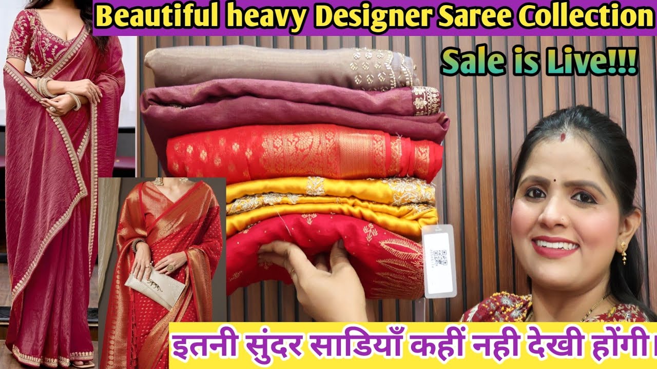 Amazon Designer Stone Work Saree Haul 😍 | Readymade Blouse Included | Party & Wedding Wear