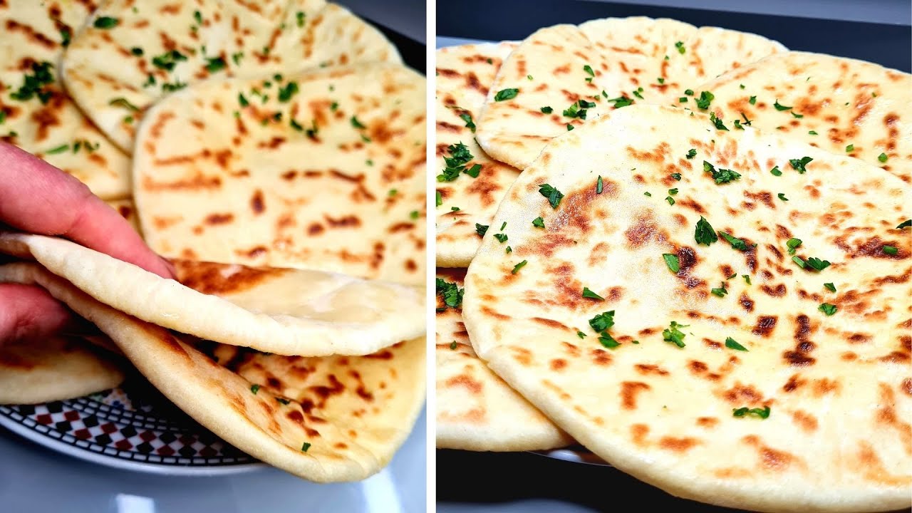 CHEESE NAAN _ RECETTE AVEC ou SANS THERMOMIX