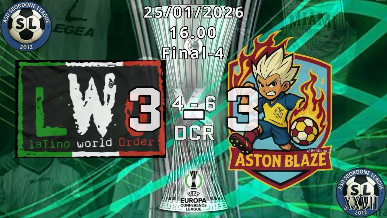🟩 XXVII SBORDONE LEAGUE 🟩 CONFERENCE LEAGUE 🟩 FINAL-4🟩 LATIN WORLD ORDER - ASTON BLAZE