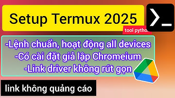 Cách setup Termux 2025 để chạy tool python, tool golike, tool tds, tool fb,... Link drive không ads