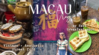 MACAU: Vintage and hidden spots! Local cafes - Street Food - Did u know these places?🇲🇴