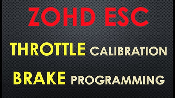 [ZOHD ESC] Brake setting & Throttle calibration