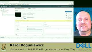 vSphere and VxRail REST API: get started in an Easy Way: Karol Boguniewicz