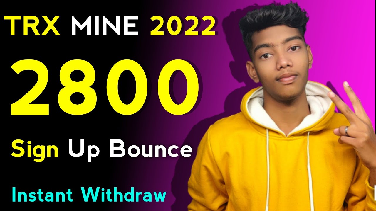 A new TRX mining platform that provides us 2800TRX for registration and earn 7% ROI every day