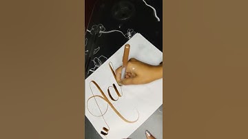 Apoorva #calligraphy #howtowritecursivestepbystep #handwriting #handwritingwarmup