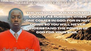 "CHAPTER & VERSE WITHOUT EXPLANATION WILL LEAD ONE TO THE WISDOM OF MEN & NOT THE WISDOM OF GOD."