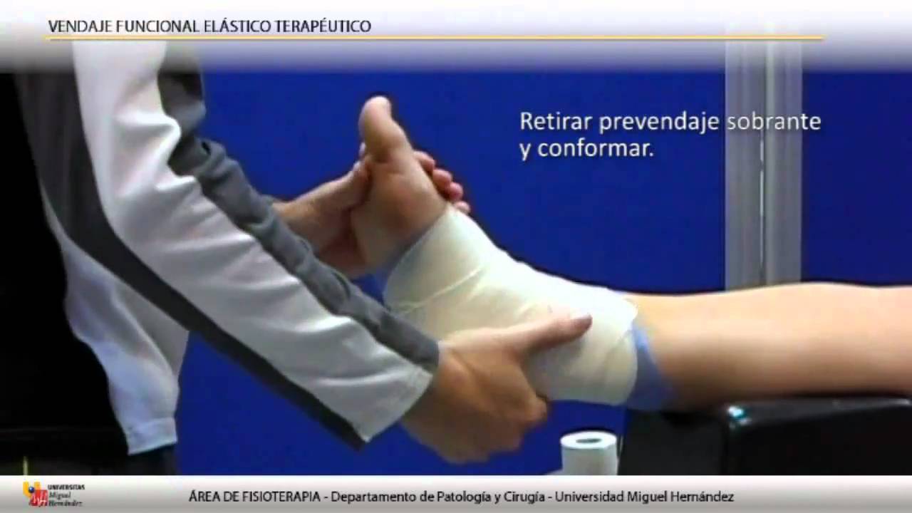 video vendaje funcional esguince tobillo video vendaje funcional esguince tobillo
