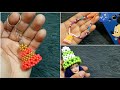 Como hacer un gorro/ llavero /phone strap/ beads/mostacillas