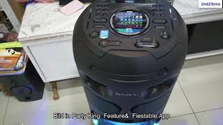 sony party speaker v42d