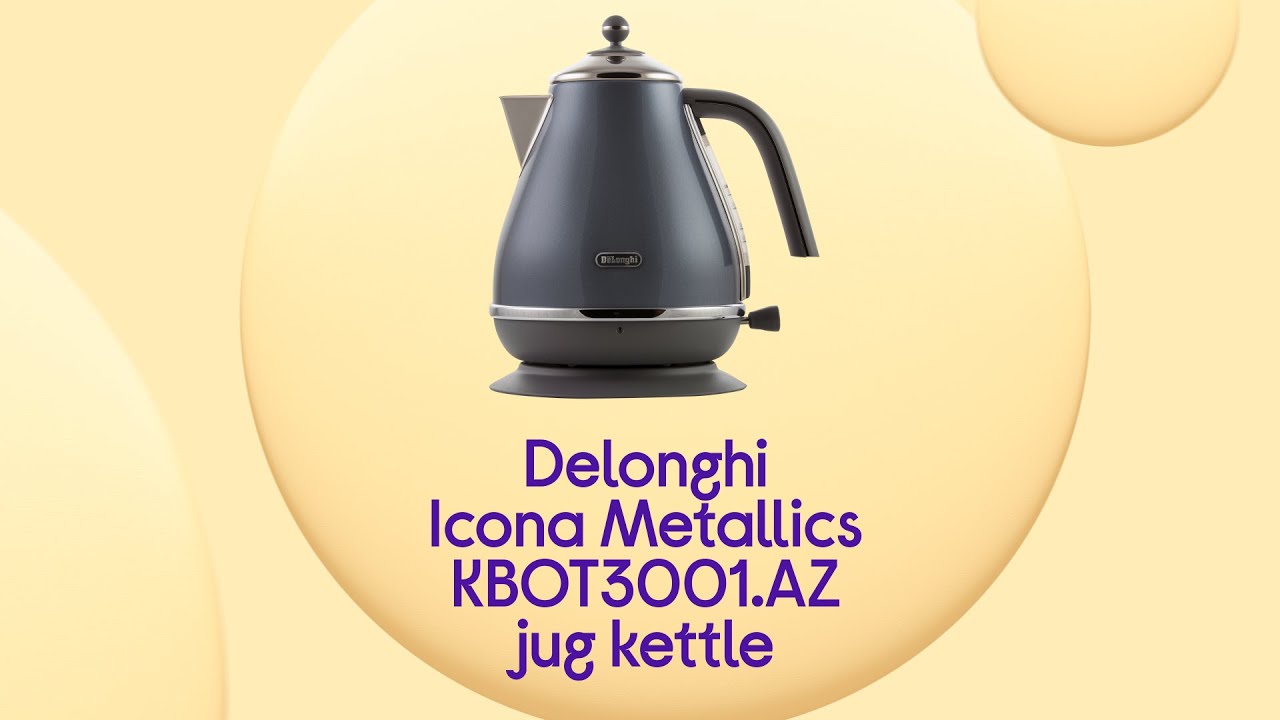 Delonghi Icona Metallics KBOT3001.AZ Jug Kettle - Blue | Product
