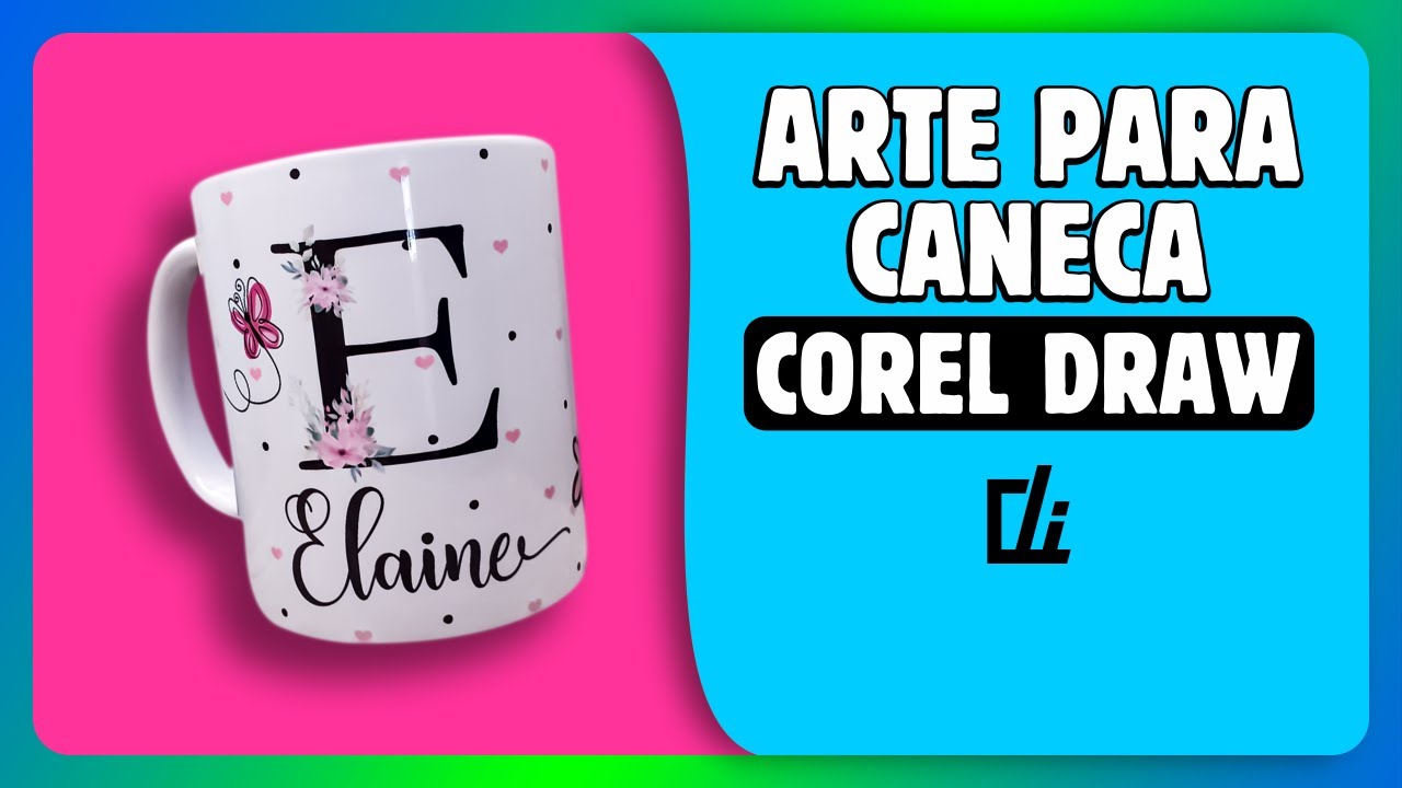 🚀Como criar em poucos minutos arte para caneca no Corel Draw!
