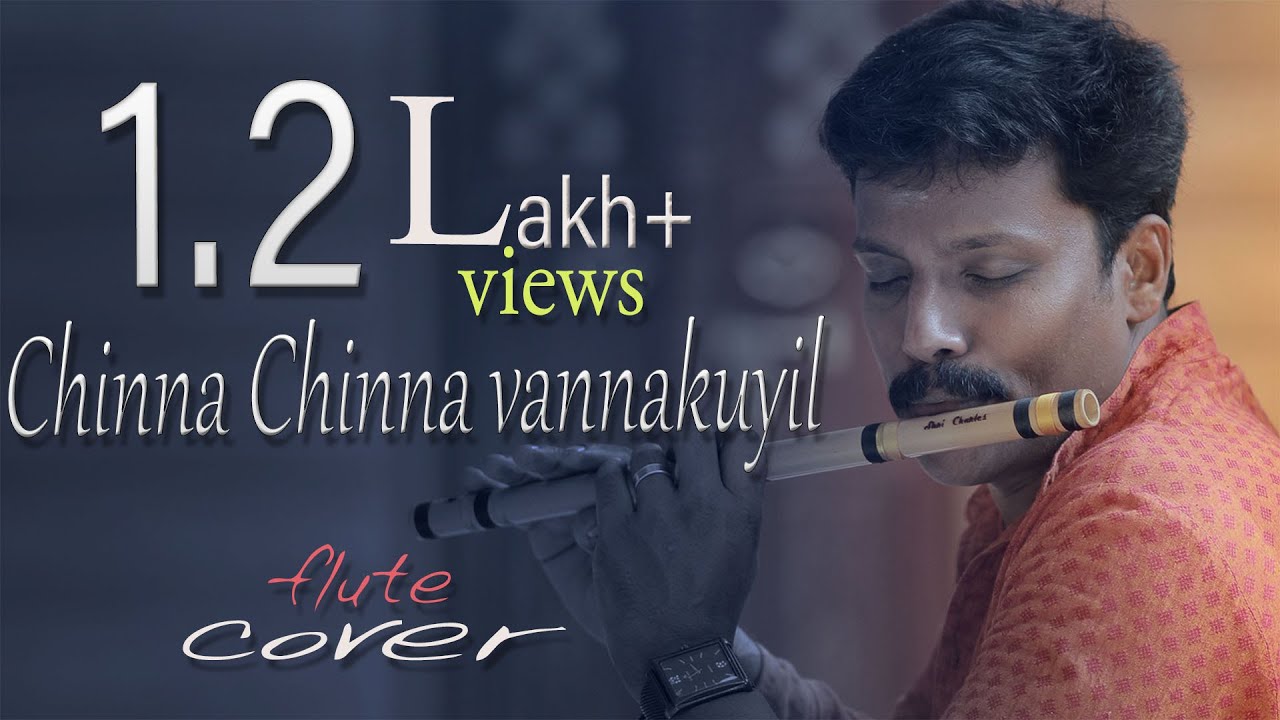 Chinna chinna Vanna kuyil Ilaiyaraja Hits   Tamil Romantic song Flute cover By Dileep Babu b