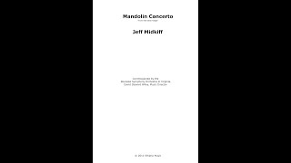 Midkiff Mandolin Concerto with score