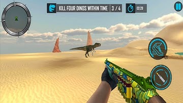 Real Dino Hunter Fps Shooter Android ios Gameplay - Dinosaur game - iGames0803 part 3