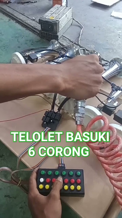 Klakson telolet 6 corong ala Basuri harga MURAHH kualitas ga MURAHAN!!!!