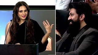 Actress Huma Qureshi Speech at Toxic Trailer Launch Event | Rocking Star Yash | Taaja Filmy