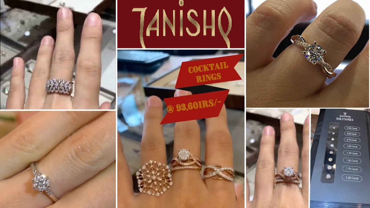 Tanishq Engagement couple gold rings designs/Gold wedding couple rings/Gold  Rings/Tanishq Jewellery - YouTube